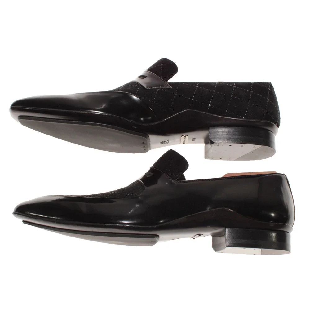 Mezlan NWD Formal Tuxedo Slip On Loafers Size 8 US in Black